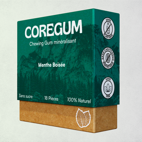 Chewing-gum Reminéralisant