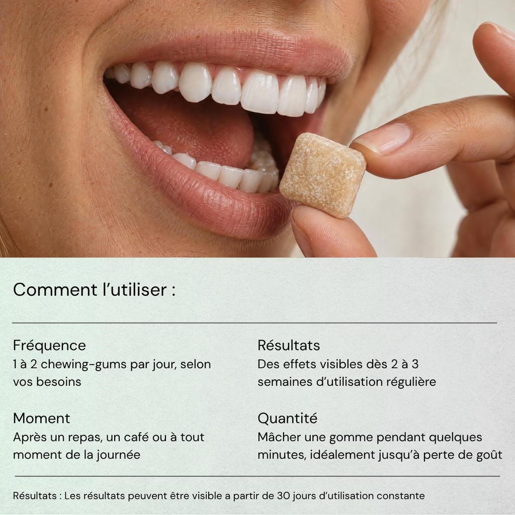 Chewing-gum Reminéralisant