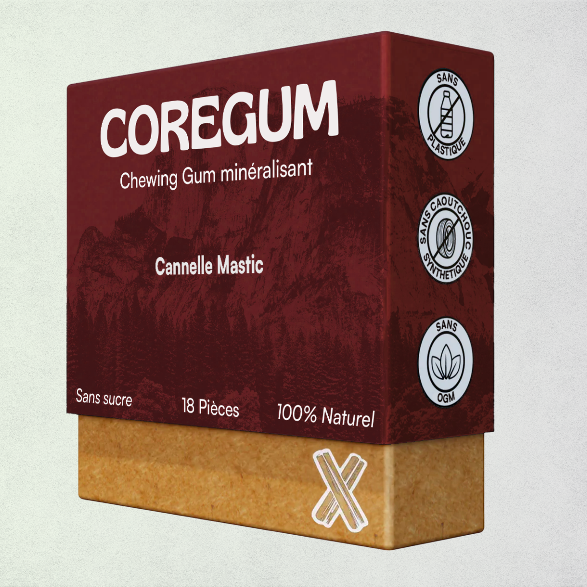 Chewing-gum Reminéralisant