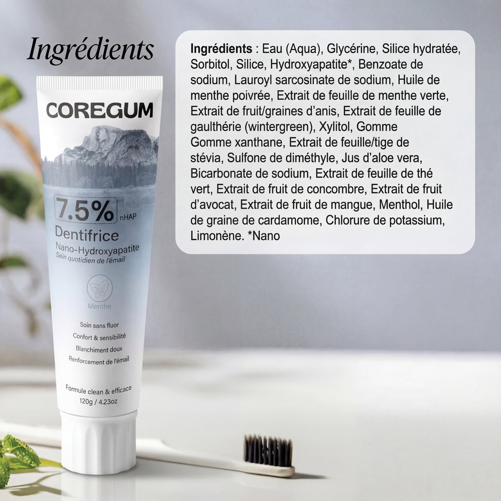 Dentifrice Reminéralisant